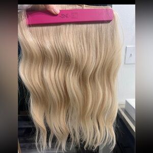 She Halo Hair Extensions Blonde 16”-18”